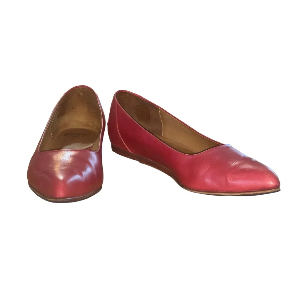 John Fluevog Presence Impulse Red flats. Size  7 *Discontinued styles GUC - Picture 7 of 12